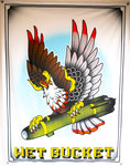 Hellfire Eagle Flag