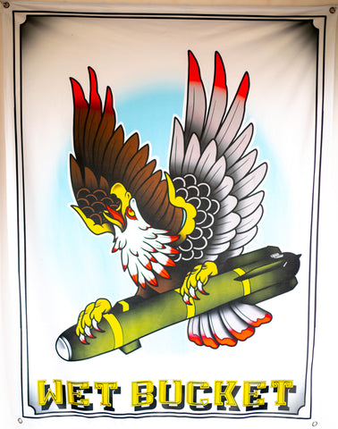 Hellfire Eagle Flag