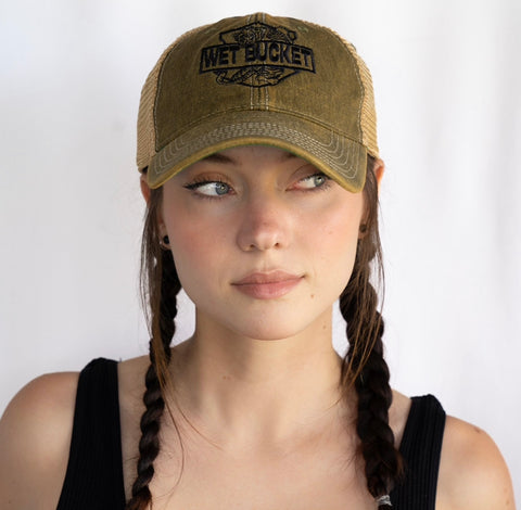 Shields and Stripes Cap Wet Bucket Tattoo
