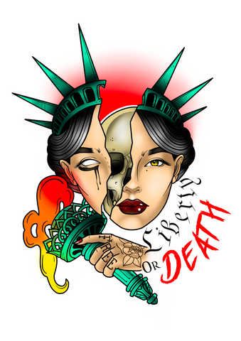 Libery or Death Flash Print